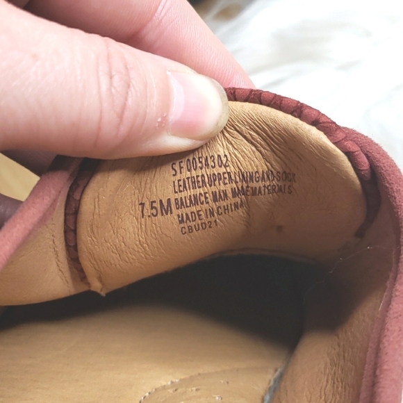 Sofft Beekon 7m Rustic red slide sneaker slip on elastic snakeskin - Picture 12 of 12